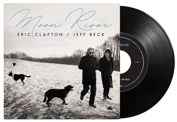 Eric Clapton and Jeff Beck Moon River 7 Inch Vinyl