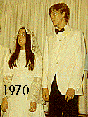Allen Collins Wedding Picture - 1970